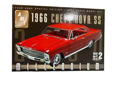 1/25 AMT Special Edition 1966 Chevy Nova SS Millenieum Model Car 