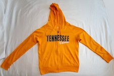 Tennessee Volunteers Jacket Orange Juniors Size Large Hooded Lightweight Zip Up