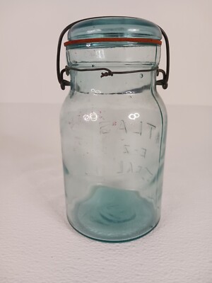 Vintage Antique Atlas E-Z Seal Jar & Glass Lid | eBay