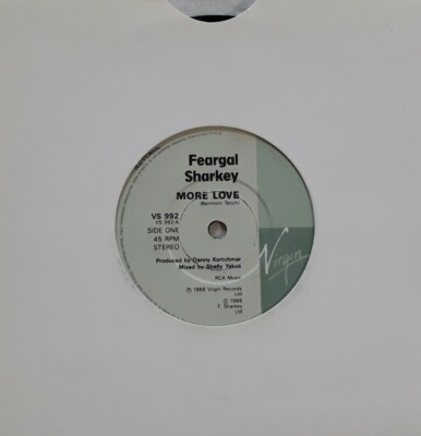 Feargal Sharkey-More Love/A Breath Of Scandal Vinyl 7'' Single.1988 Virgin VS 992
