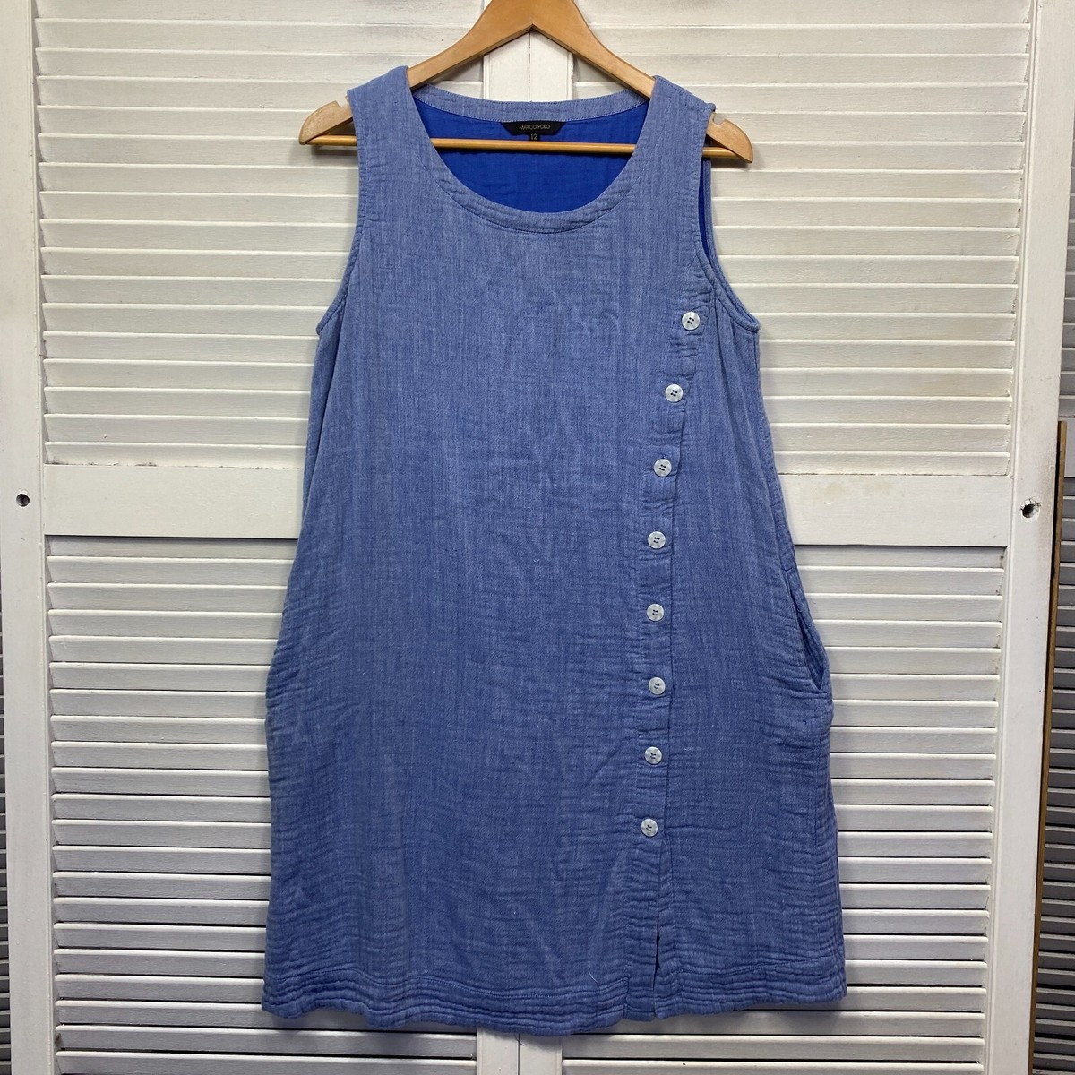 marco polo denim dress Marc O'Polo DENIM LONGSLEEVE - Denim dress - light blue multi/light-blue denim