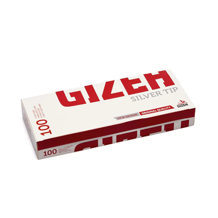 NEW - 100S GIZEH SILVER TUBES TIPS - 200 - 1000 - 2000