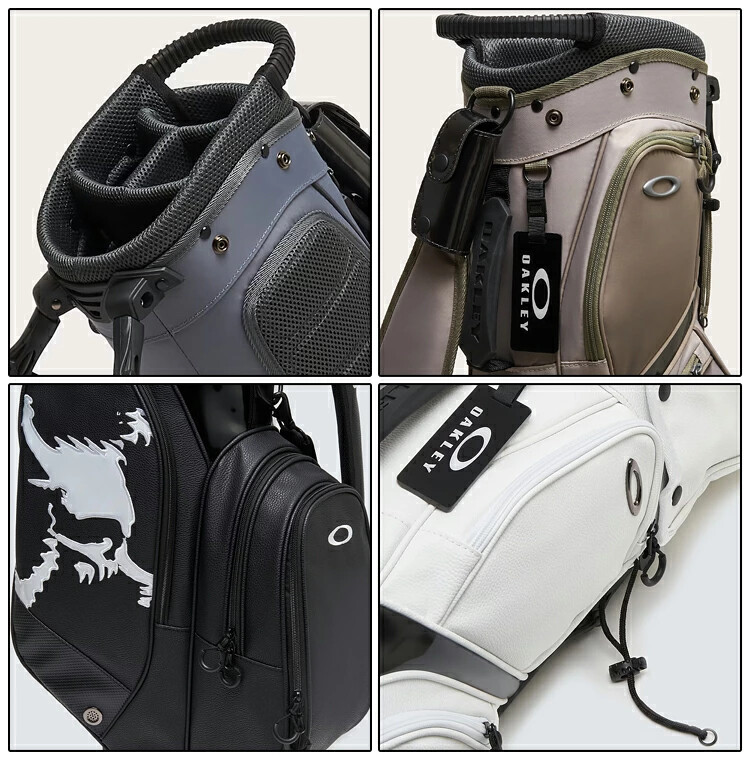 OAKLEY SKULL STAND GOLF BAG 17.0 FW 47inches 4division 8type OAKLEY SKULL STAND GOLF BAG 17.0 FW 47inches 4division 8type