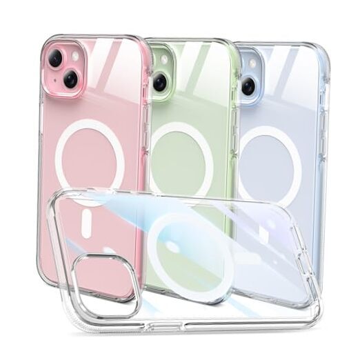 Compatible with iPhone 15 Case - with Screen Protector - Compatible with Clear
