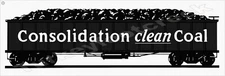 Consolidation Clean Coal Metal Sign 2 Sizes to Choose From
