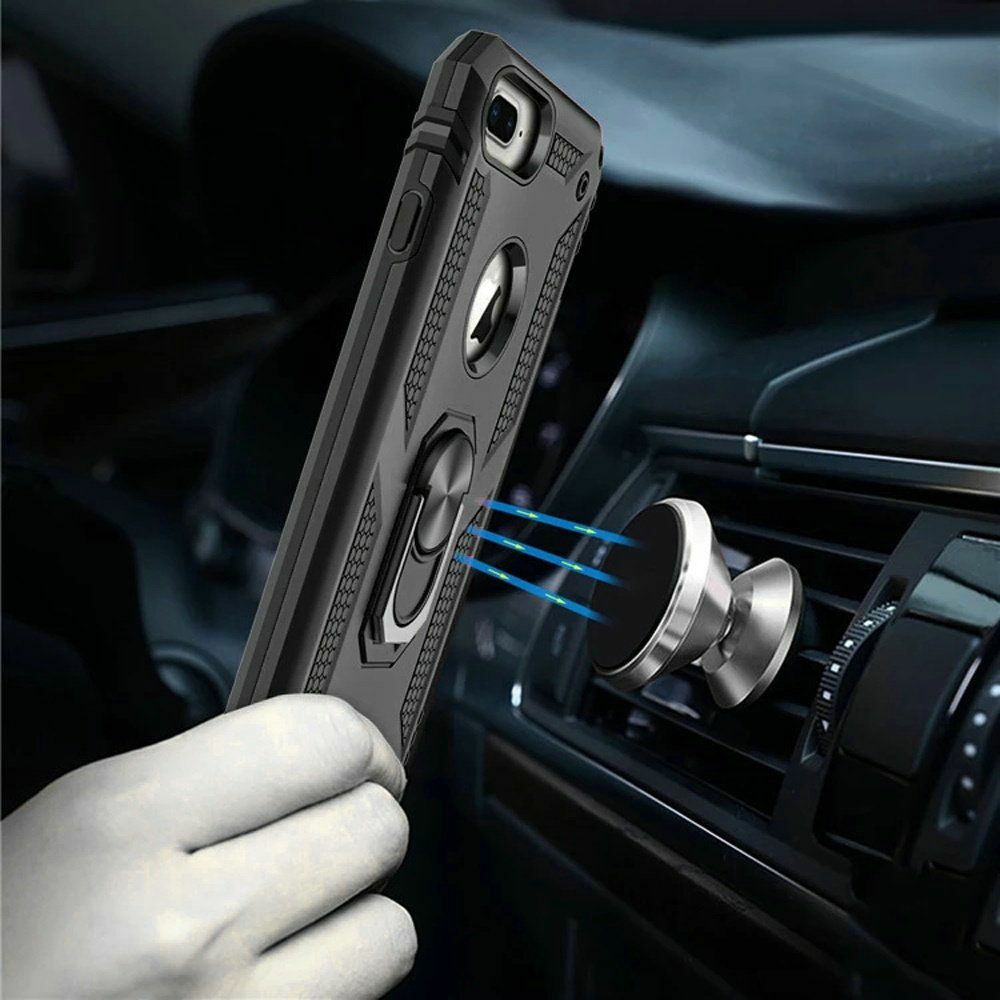 Custodia SORAKA Per IPhone 11 Pro Con Anello Girevole 360° E Piastra Metallica - Trasparente, Ultra Sottile, TPU Morbido, Supporto Magnetico - 6