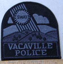 VACANVILLE POLICE S.W.A.T. CALIFORNIA  FABRIC   PATCH