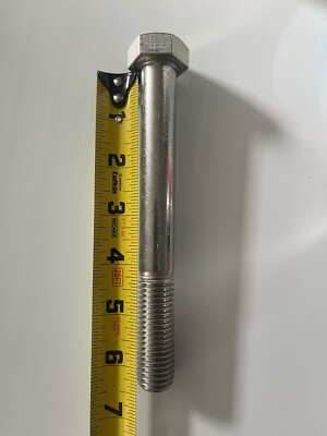 NEW Stainless Steel F593H316 HEX BOLT 3/4'' dia. 10 TPI x 6'' Long Grade SS 316