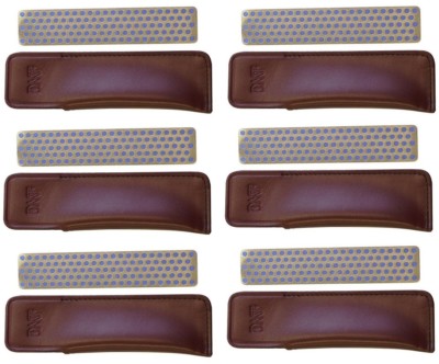 6 PACK DMT Pocket Hone 4''X7/8'' Diamond Knife Sharpener Coarse Grit w Sheath