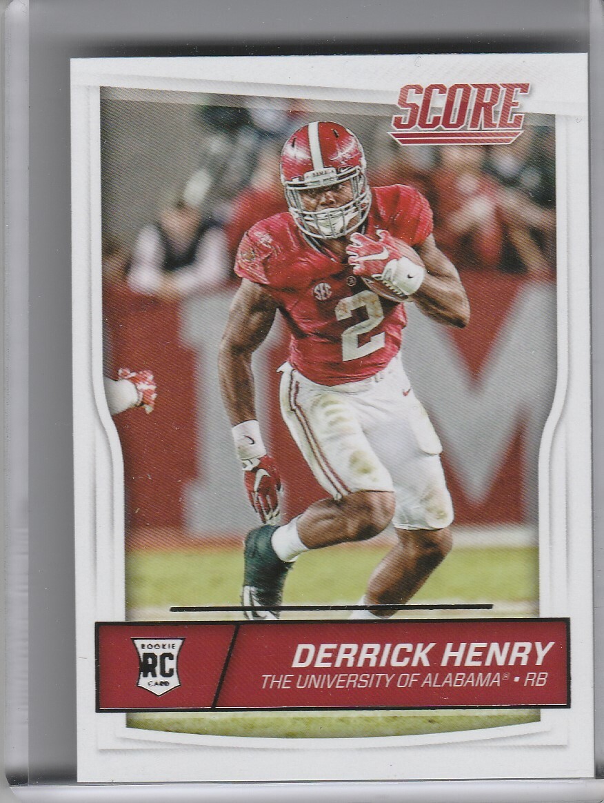 2016 PANINI SCORE #345 DERRICK HENRY ROOKIE RC TENNESSEE TITANS 1130 | eBay