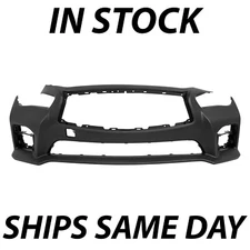 NEW Primered - Front Bumper Cover Fascia for 2014-2017 Infiniti Q50 Sport 4dr