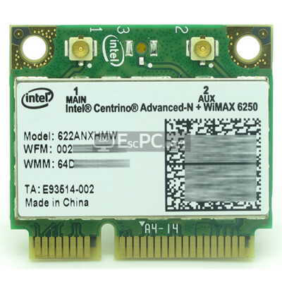 BRAND NEW Intel 622ANXHMW 6250 Advanced-N + WiMAX Wireless Half MINI PCI-E Card