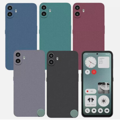 For Nothing CMF Phone 1, Luxury Sandstone Matte Rubber Silicone Soft Case Cover