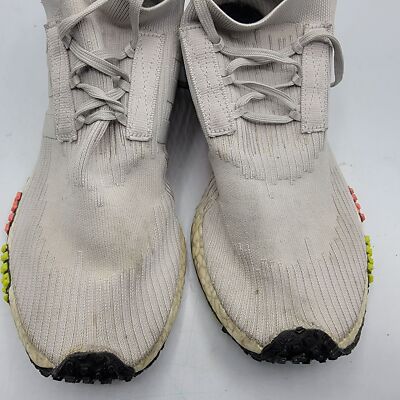 Adidas Originals NMD Racer Primeknit Mens Size 9 White Shoes  display picture 1