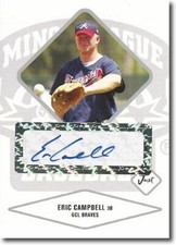 2004 Eric Campbell Autograph Rookie Mint SILVER Auto RC #/100