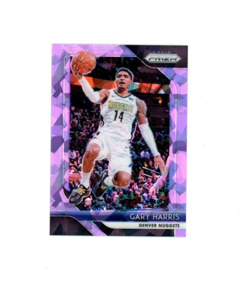 2018-19 Prizm PURPLE CRACKED ICE REFRACTOR SP GARY HARRIS /149! Nuggets STAR