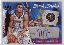 2022-23 Panini Court Kings Brush Strokes Ruby 48/49 Michael Porter Jr Auto 14t3