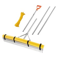 36in Pond Rake with 102in Handle and 52ft Rop...