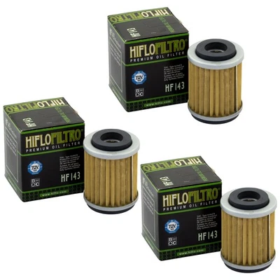 Filtre à Huile Kit 3 Pièce Hiflo HF143 pour Yamaha Bw 200 Sr 125 Tt Tw XT 350 - Photo 1/4