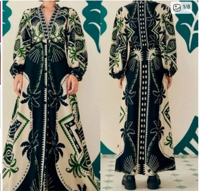 chinese dress ladies Sand Mystical Long Sleeve Maxi Dress main image 0