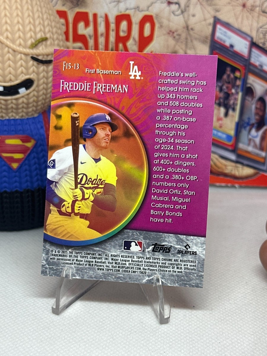 2025 Topps Chrome Update FORTUNE 15 Freddie Freeman #F15-13 - LA
