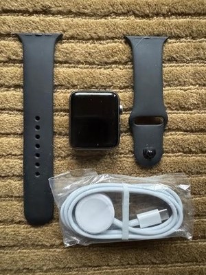 Apple watch series3-42mm-aluminum case-10N-x- ceramic back-GPS-LTE-WR-50M