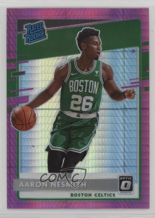 2020 Panini Donruss Optic Rated Rookie Hyper Pink Prizm Aaron Nesmith #164 1pi1