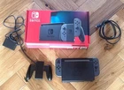 Nintendo Switch V2 2019 32GB Grey Console Boxed HDMI AC Adapter Barely Used
