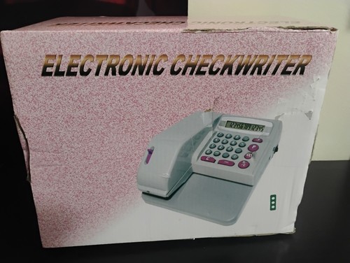 Unbranded Electronic Check Writer S/N No. 0621797 tested works