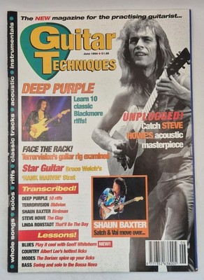 Guitar Techniques Magazine Vol 1 No 4 June 1994 Steve Howe Deep Purple