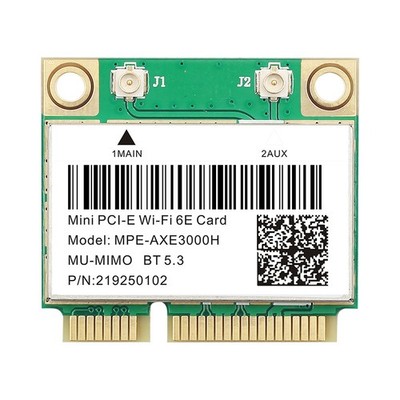 WiFi 6E mini PCI-E Wireless Network Card MPE-AXE3000H PCIe Adapter Bluetooth 5.3