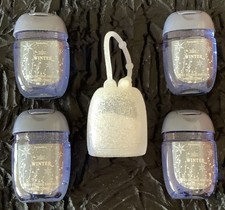 BATH  BODY WORKS HAND SANITIZER 4 WINTER W/ FREE HOLDER