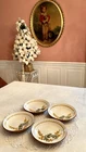 Stangl Pottery Golden Blossom 4 Soup Bowls Vintage Retired 7.75” USA
