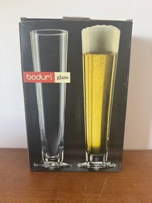 New Bodum Bistro Beer Glasses Set of 2 Jorgensen Design K7702-10
