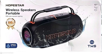 Hopestar H70 Portable Speaker 80W IPX6 Bluetooth RGB 8800mAh AUX USB TF Card