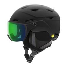 SMITH Survey MIPS Helmet - Matte Black ChromaPop Everyday Green Mirror Lens
