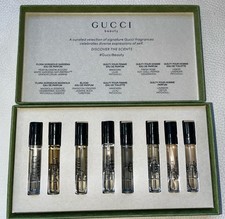 Gucci 8 Piece UNISEX Sampling Gift Set New in Box Authentic