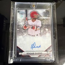 Edgar Quero Autograph 2023 Bowman Sterling 538055