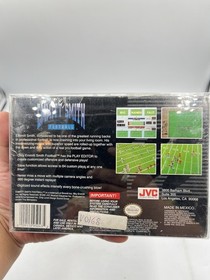 Emmitt Smith Football (SNES, Super NES) New Factory Sealed