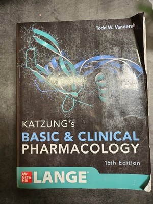 Katzung's Basic and Clinical - Paperback, by Vanderah Todd W. - Good
