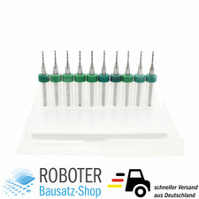 10x Mini Bohrer Drill 1.0 mm für PCB SMT CNC Dremel Proxxon Gravur Fräse 3D-Druc