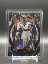 2024 Panini Select #100 Will Anderson Jr. Black & Green Prizm Shock