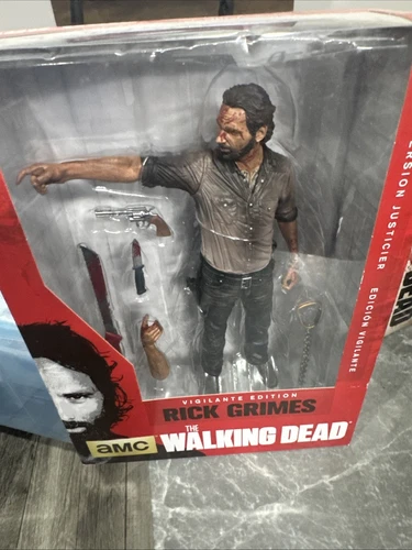 AMC The Walking Dead McFarlane 10” Bloody Vigilante Edition RICK GRIMES Deluxe