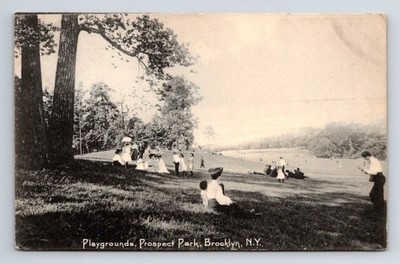England: Spielplätze, Prospect Park, Brooklyn, New York. Posted 1907.