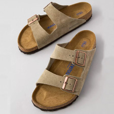 Birkenstock Arizona Classic Taupe Suede Soft ...