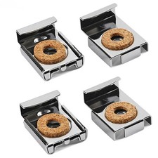 4pcs Wall Mounting Mirror Glass Clips Brackets Glass Clip Furniture Hardware