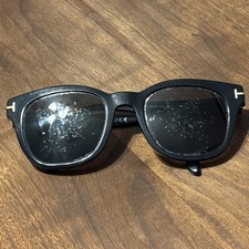 FRAMES ONLY Tom Ford Eugenio TF 676 01E Black Gray Gradient 52mm Italy