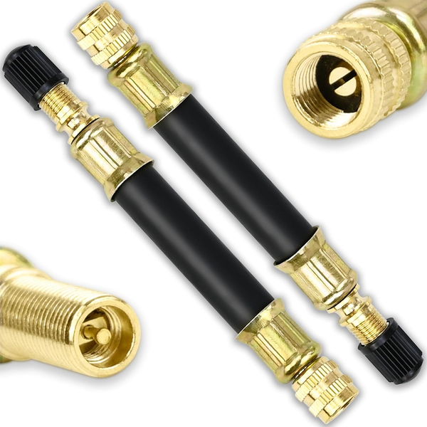 2 StüCk VentilverläNgerung Autoventil, 102Mm Flexible Gummi Autoventil VerläNger-image