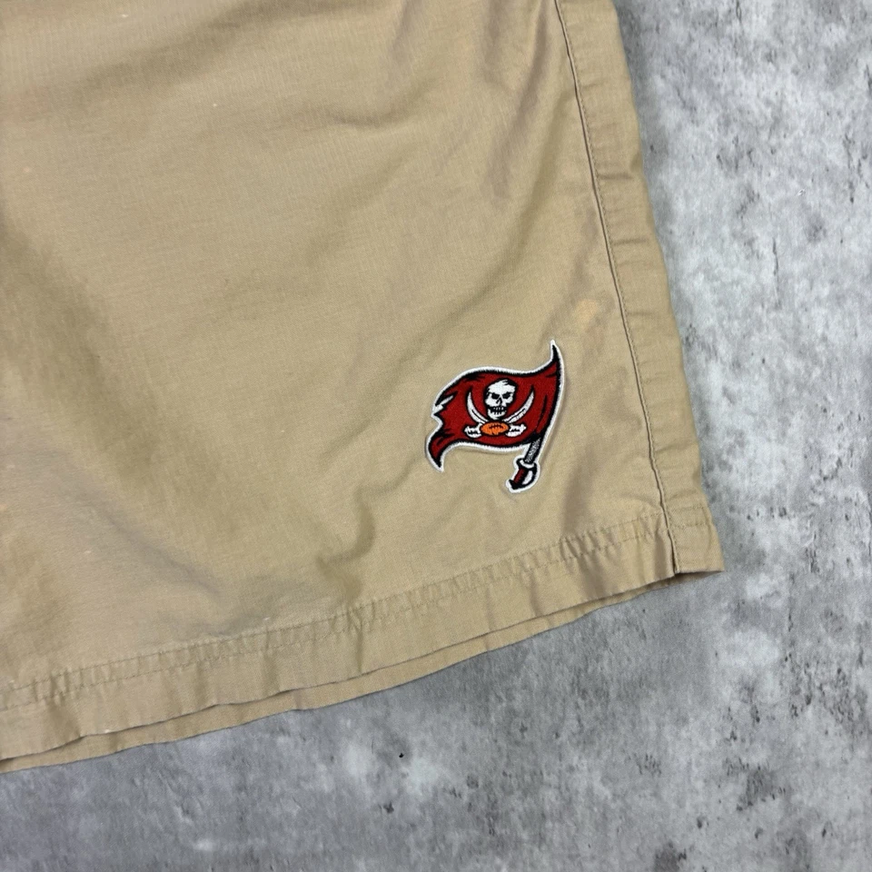Pantalones Cortos Vintage Reebok NFL Tampa Bay Buccaneers Cintura Elástica Talla XL Foto 2 de 4
