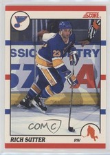 1990-91 Score Bilingual Rich Sutter #281 q7c